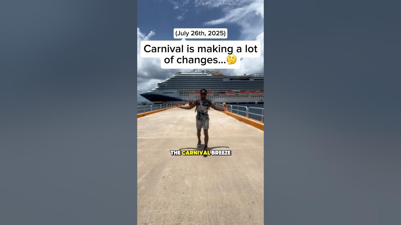Carnival is changing…👀 #carnivalcruise #cruiseship Carnival is changing…👀 #carnivalcruise #cruiseship