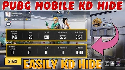 Pubg Mobile me apna KD FD Hide Kase Kare How To Pubg Mobile KD HIDE Bgmi me KD HIDE Setting
