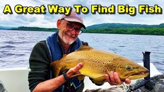 Using Downriggers  Trolling for Ferox Trout  Loch Awe Scotland  Boat Fishing  Orkney Coastliner