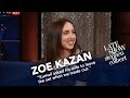 Zoe Kazan Fell Asleep On Set While Playing A Coma Patient