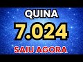 QUINA 7.024 (13/05/2026) - Resultado de Hoje 🔵