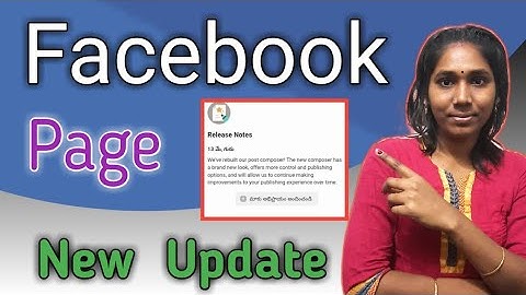 Facebook New Update / Upadate In Creator Studio -Facebook Page New Update In 2021 Telugu