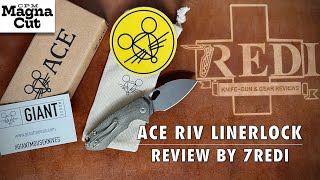 Giantmouse ACE Riv Linerlock - Heavily Upgraded & Sporting Magnacut!