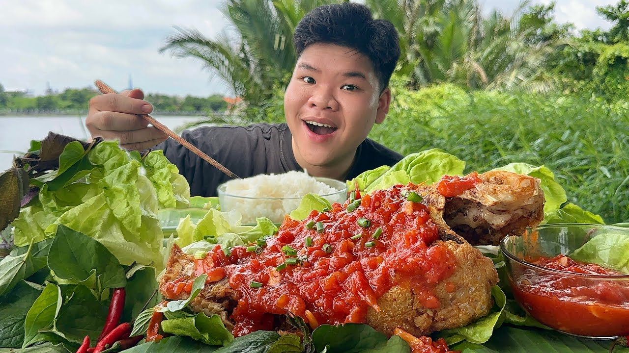 Cá Điêu Hồng Chiên Sốt Cà Chua Đậm Đà Thơm Ngon Hao Cơm | Dương Doubar