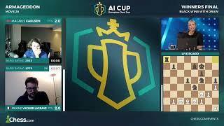 Magnus CARLSEN x Maxime Vachier-Lagrave / GRANDE FINAL do Champions Chess  Tour - AI CUP 2023 - chesscompt on Twitch