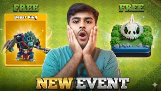 New event coc | Coc Clash vs Skeleton Event | Clash of clans Update | Free Skin, Free Scenery |