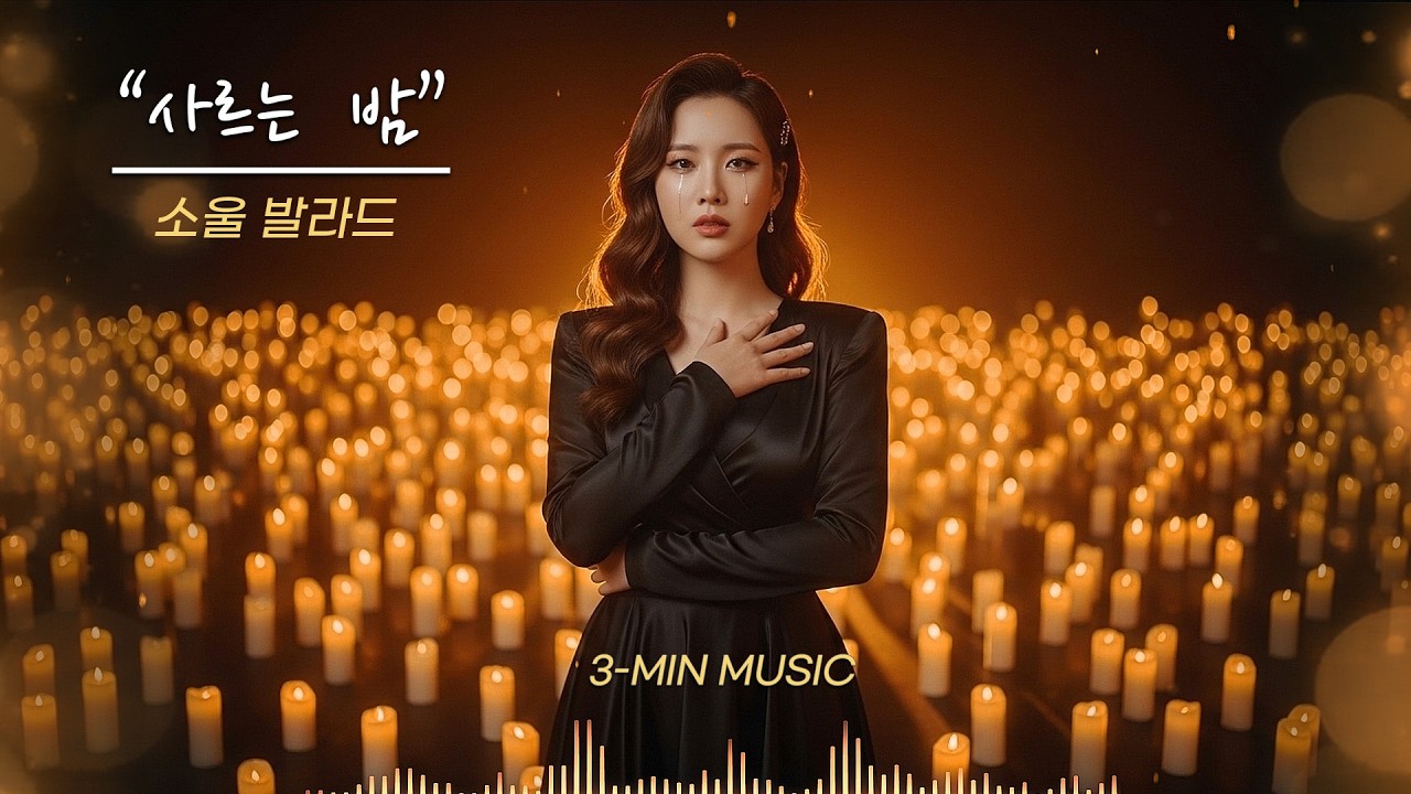 [사르는 밤] (Burning Night) | 🎙️ 소름 돋는 소울 발라드 | 🎤 폭발적 고음 & 애절한 디바 보컬
