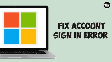 Hoe u de aanmeldingsfout bij een Microsoft-account kunt oplossen | Probeer het opnieuw met een an...