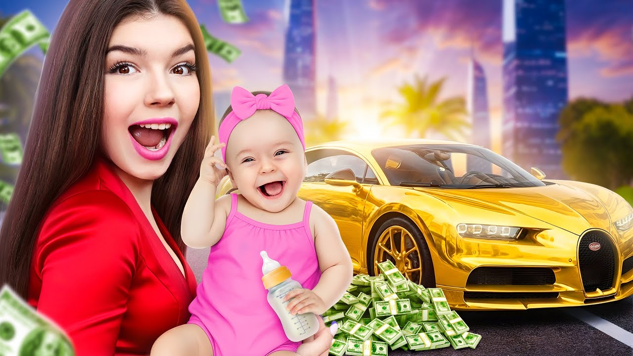 Poor Girl in Billionaires Family! First Day of Rich Life