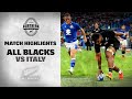 HIGHLIGHTS | All Blacks v Italy - 2021