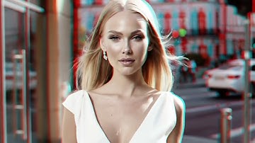 Striking anaglyph-3D portrait in motion — redefining space, light & perspective #3DAtmosphere