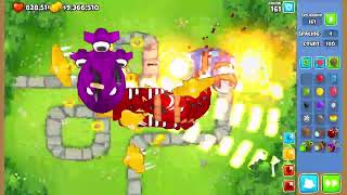 True Sun God + RADAR Village vs Round 161 BTD6 Bloons Tower Defence 6 screenshot 5