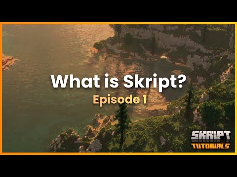 Minecraft Skript Tutorial #1 - What is Skript?