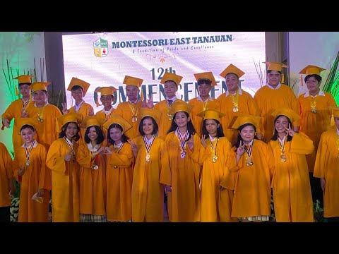 MONTESSORI EAST TANAUAN 12TH COMMENCEMENT EXERCISES | DIY VIDEO PRODUCTION