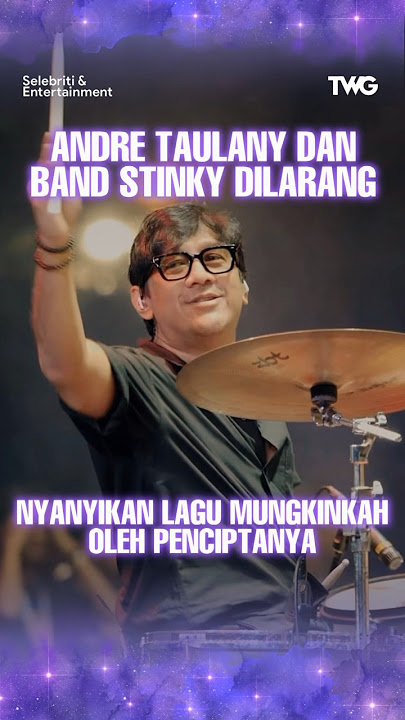 ANDRE TAULANY DAN BAND STINKY DILARANG NYANYIKAN LAGU MUNGKINKAH #andretaulany #stinky #shorts