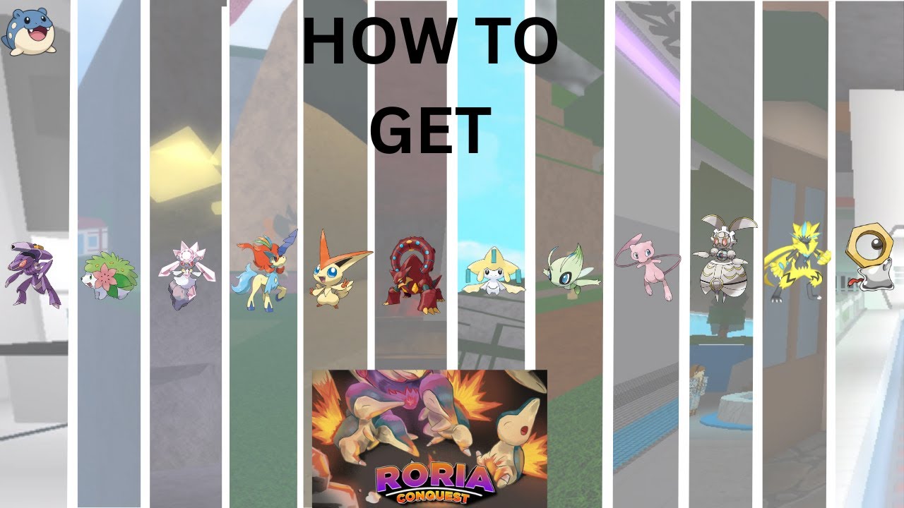 How To Get ALL Mythical Pokémon in Roria Conquest! - YouTube