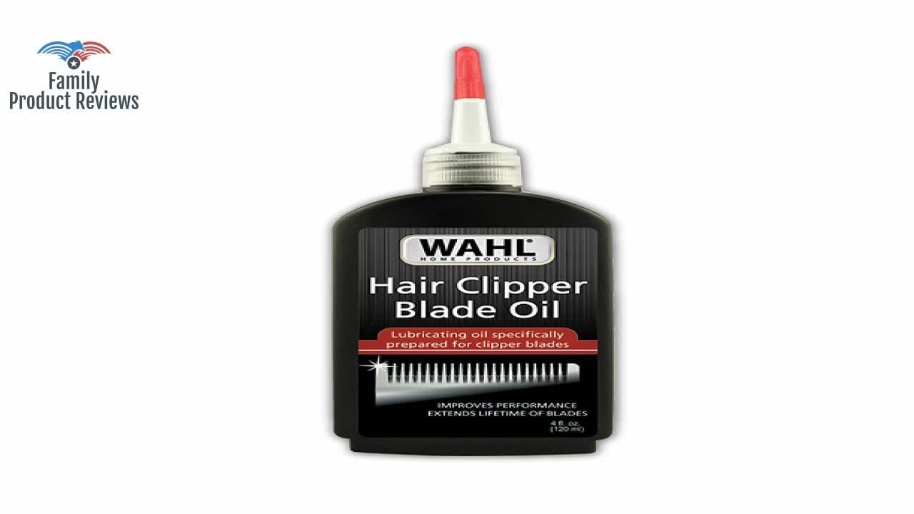 Wahl Hair Clipper Blade Oil 4 Oz 3310300 YouTube