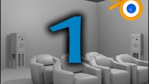 BLENDER 3D ROOM MODELLING TUTORIAL PART 1