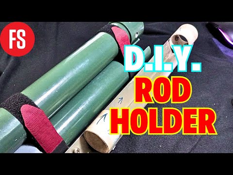 How To Make D.I.Y. PVC Bank Ground Fishing Rod Holders?, Cheap & Easy Rod  Holder