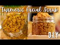 Homemade TURMERIC Face Scrub | Lighten Dark Spots & Get Glowing Skin