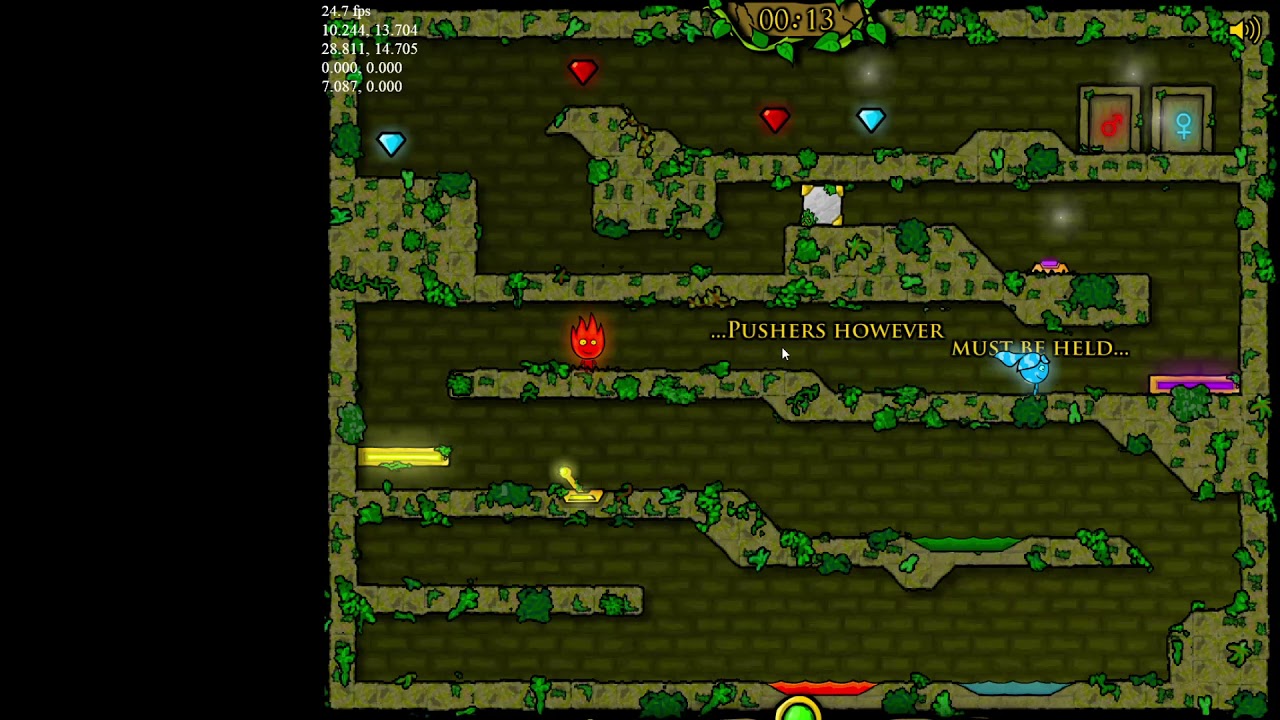 Fireboy And Watergirl 1 The Forest Temple Level 1 To 32 Full Gameplay 