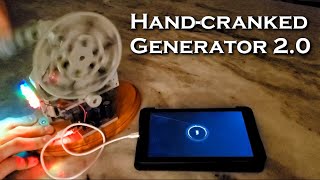 32 Volt Hand-Cranked Generator