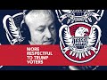 More respectful to Trump voters