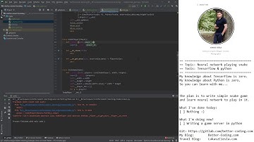 Neural network playing snake game #2