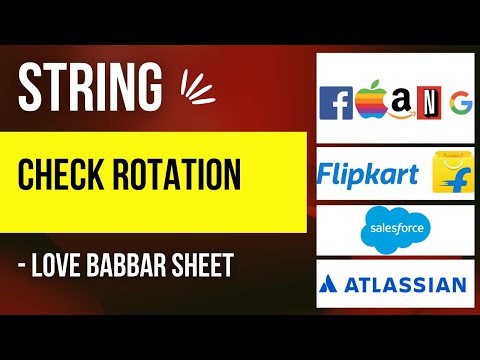 Check whether one string is a rotation of another string | Love Babbar DSA Sheet | GFG | Amazon🔥