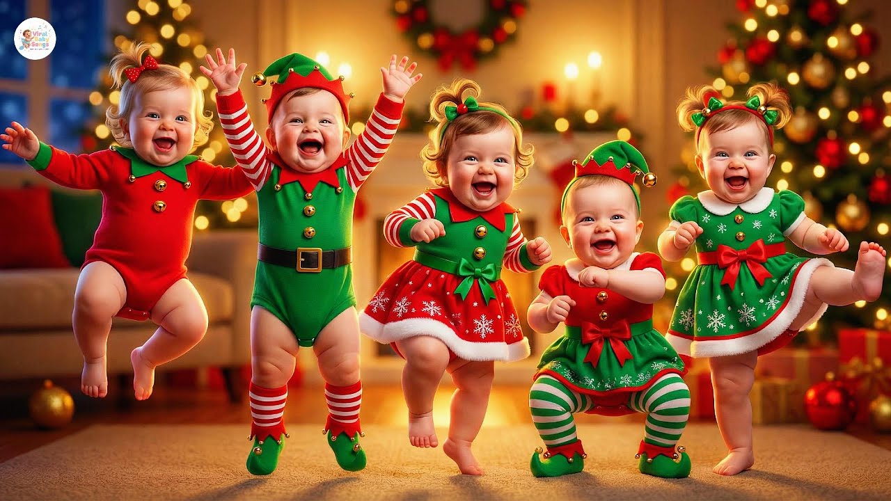 Jingle Bells Song 2026 | Baby Dance & Holiday Fun Christmas Song for ...