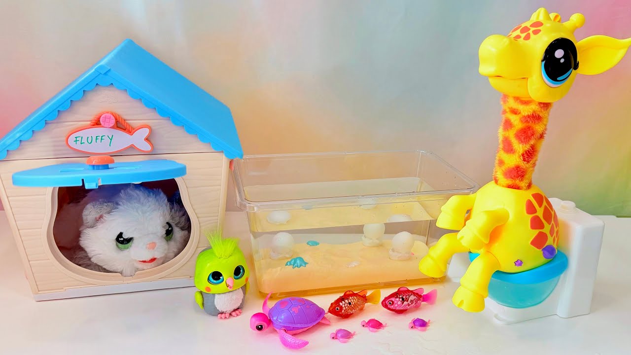 Oddly Satisfying ASMR Pet Toys Unboxing | Pets Alive, Little Live Pets & Robo Alive