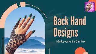 Mehndi Designs Promo Video screenshot 3
