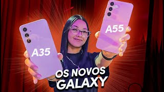 🚨GALAXY A55 E A35 TESTEI AS CÂMERAS! EM MÃOS COM OS NOVOS LANÇAMENTOS DA SAMSUNG