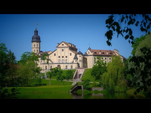 Video: Nesvizh Schloss. Weißrussland - Alternative Ansicht