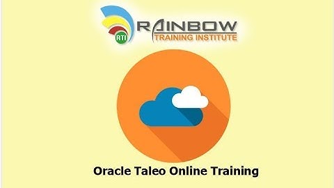 Oracle Taleo Online Training