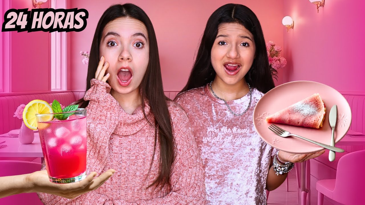 24 HORAS COMIENDO ROSA🩷