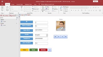 How to create a full MS Access data entry form in just minutes (without using VBA)