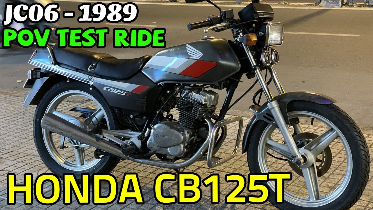 Honda CB 125 T 1977  1986  Schicke Drehorgel