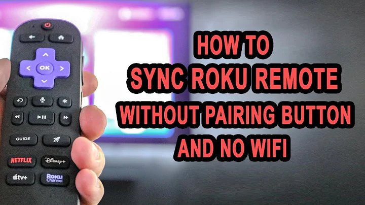 How To Sync Roku Remote Without Pairing Button And No WIFI?