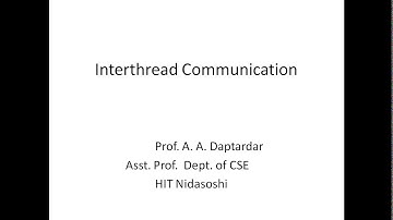 OOC Module 4 - Interthread Communication