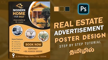 Creative Poster design using photoshop | Tamil photoshop tutorials