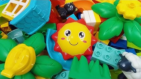 Satisfying building blocks marble run ☆ Build a marble track with lego duplo