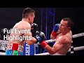 Full card highlights  andreas katzourakis vs kudratillo abdukakhorov
