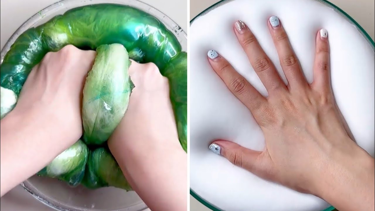Slow Slime Most Relaxing and Satisfying Slime Videos #824 //Fast Version // SLM ...