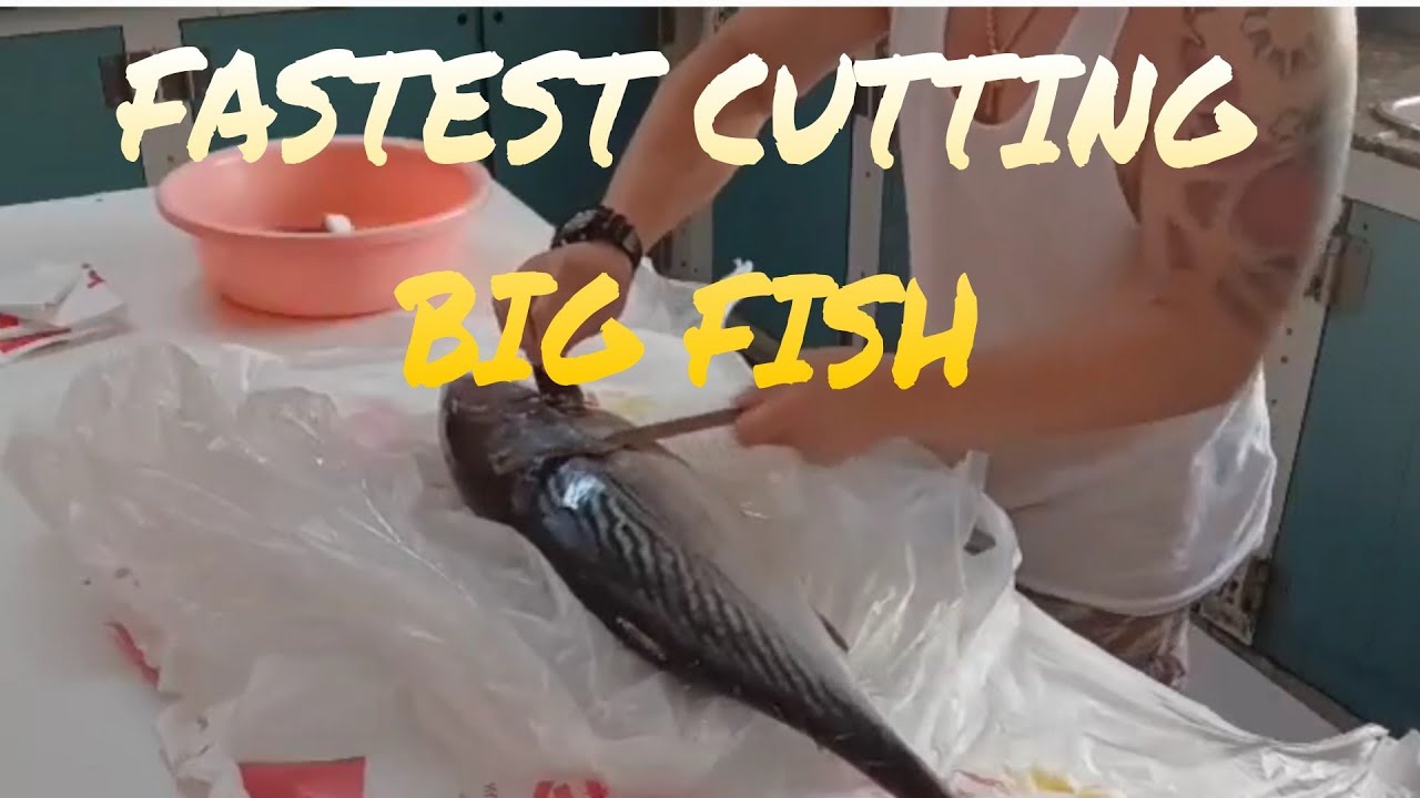 HOW TO CUT BIG FISH FASTER AND EASY - YouTube