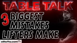 The 3 BIGGEST mistakes intermediate lifters make - elitefts.com
