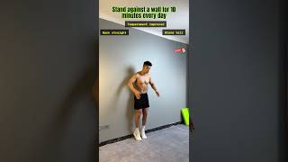 Famous Stand Against a Wall for 10 Minutes a Day — You’ll Be Shocked What Changes! #shorts #short Wealth