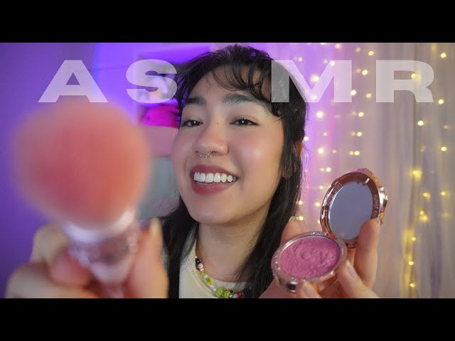 ASMR Doing Your Makeup (fast and aggressive)