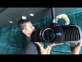 BTS projector setup.