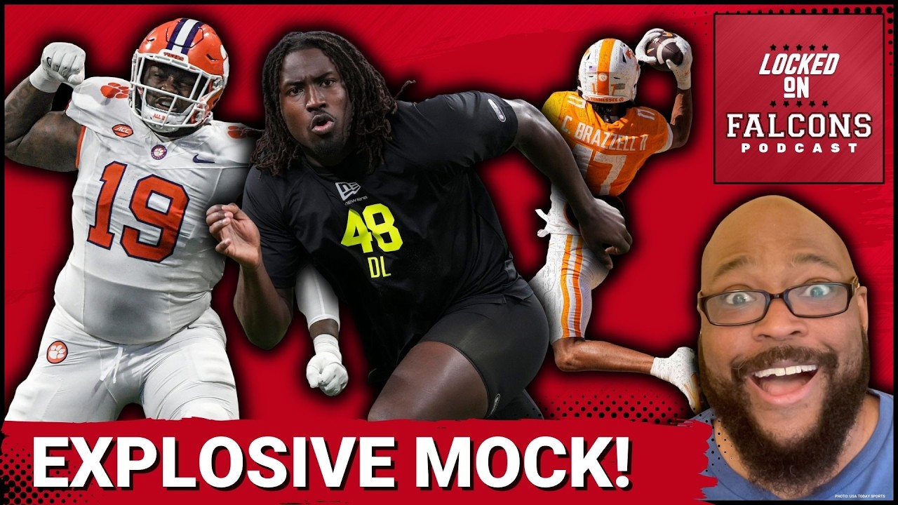 BOOST: Atlanta Falcons MOCK DRAFT Shakes Up Edge With Malachi Lawrence and EXPLOSIVE Playmakers